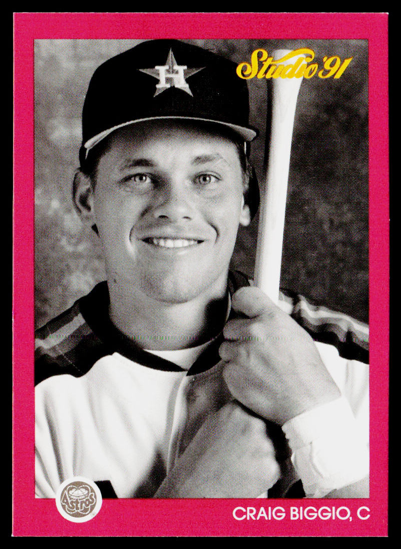 Craig Biggio 1991 Studio #173 Houston Astros