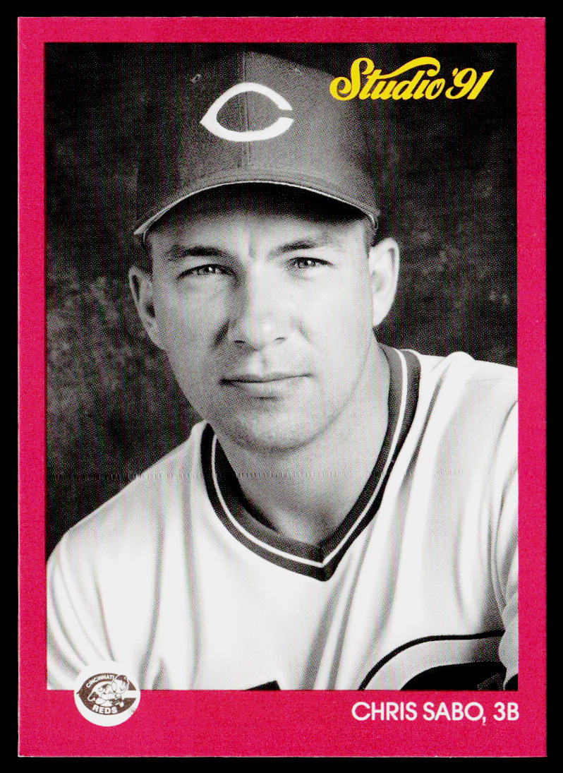Chris Sabo 1991 Studio #170 Cincinnati Reds
