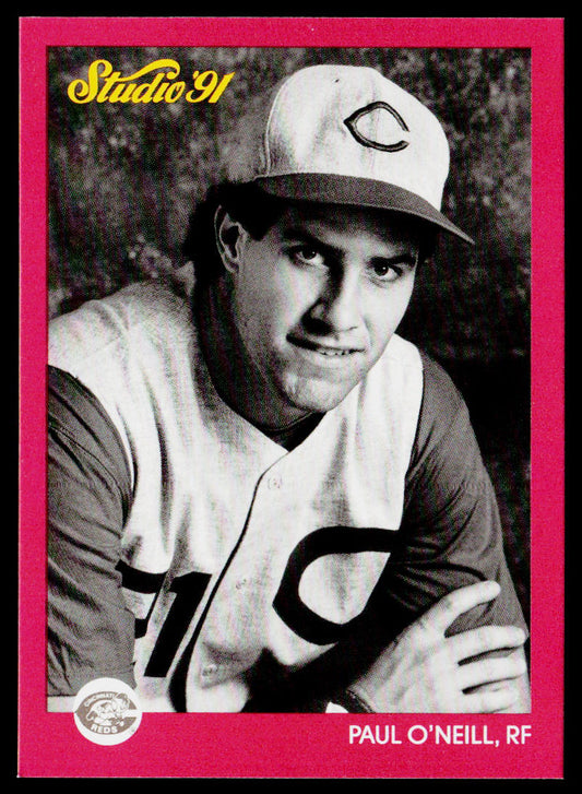 Paul O'Neill 1991 Studio #169 Cincinnati Reds