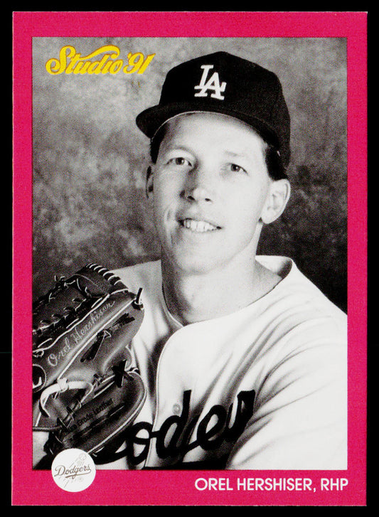 Orel Hershiser 1991 Studio #183 Los Angeles Dodgers