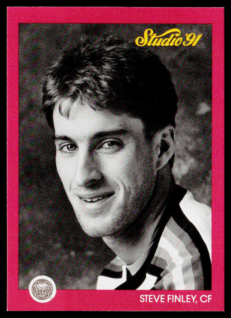 Steve Finley 1991 Studio #176 Houston Astros
