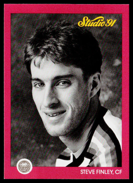 Steve Finley 1991 Studio #176 Houston Astros