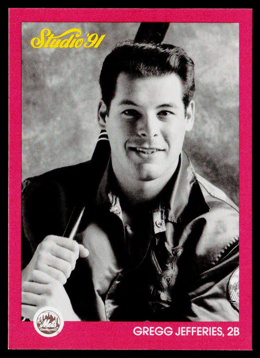 Gregg Jefferies 1991 Studio #206 New York Mets