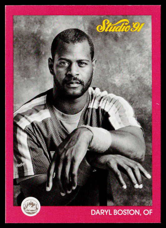 Daryl Boston 1991 Studio #201 New York Mets