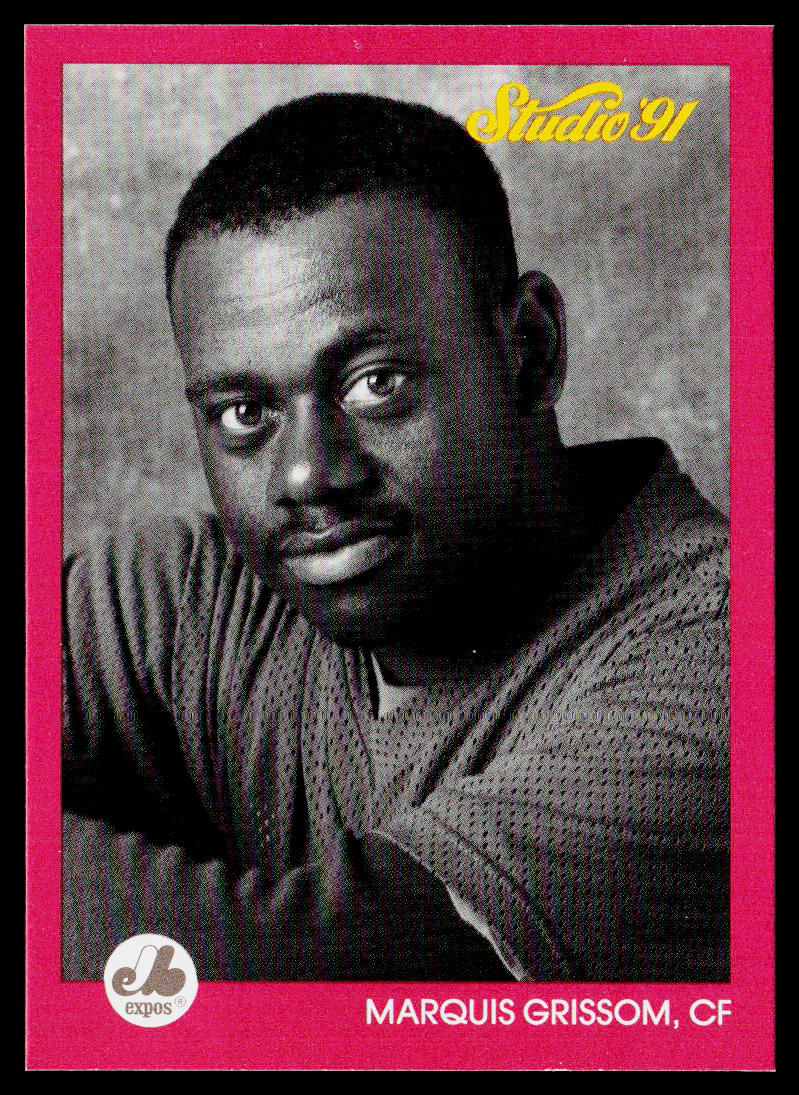 Marquis Grissom 1991 Studio #198 Montreal Expos