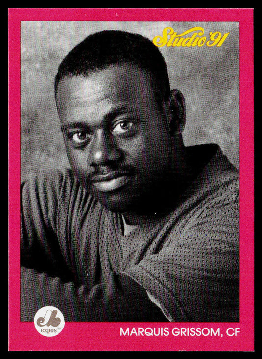 Marquis Grissom 1991 Studio #198 Montreal Expos
