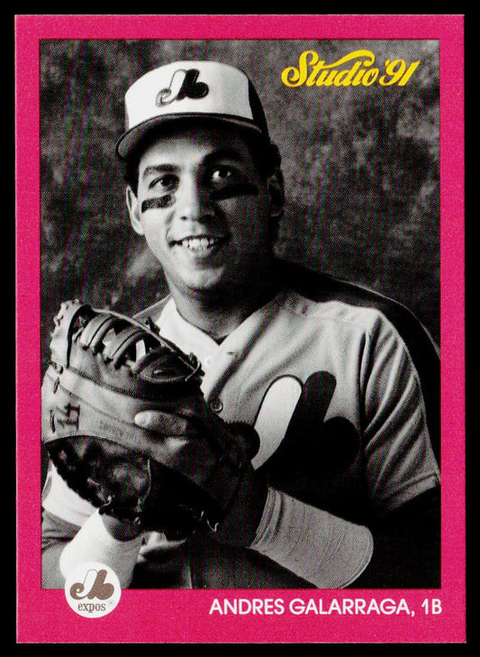 Andres Galarraga 1991 Studio #197 Montreal Expos