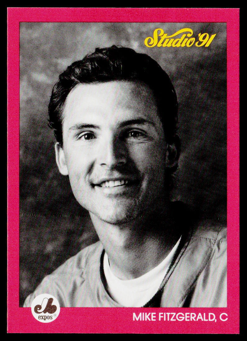 Mike Fitzgerald 1991 Studio #196 Montreal Expos