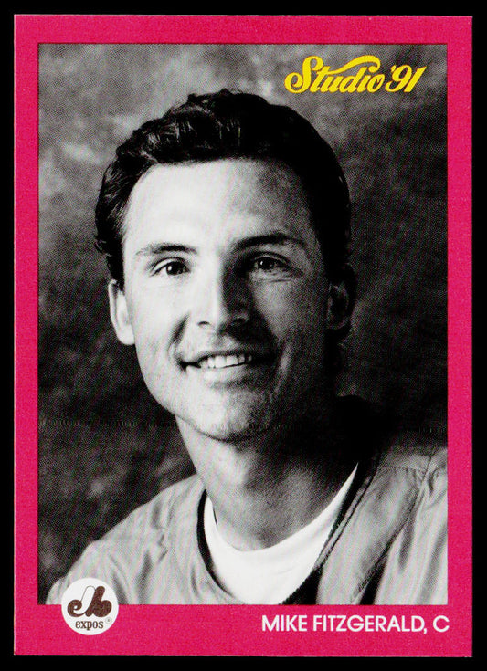 Mike Fitzgerald 1991 Studio #196 Montreal Expos