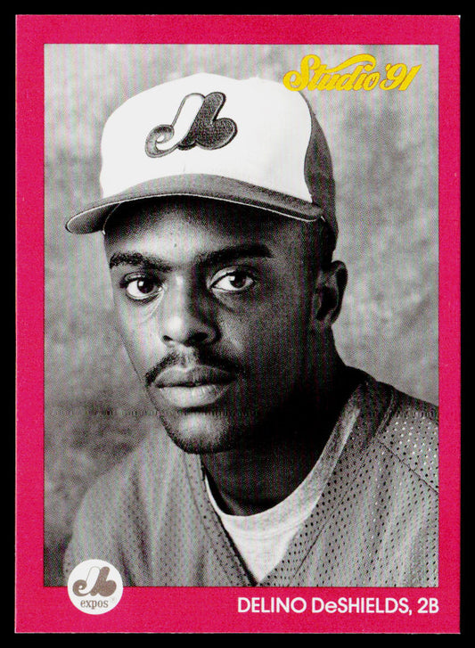 Delino DeShields 1991 Studio #195 Montreal Expos