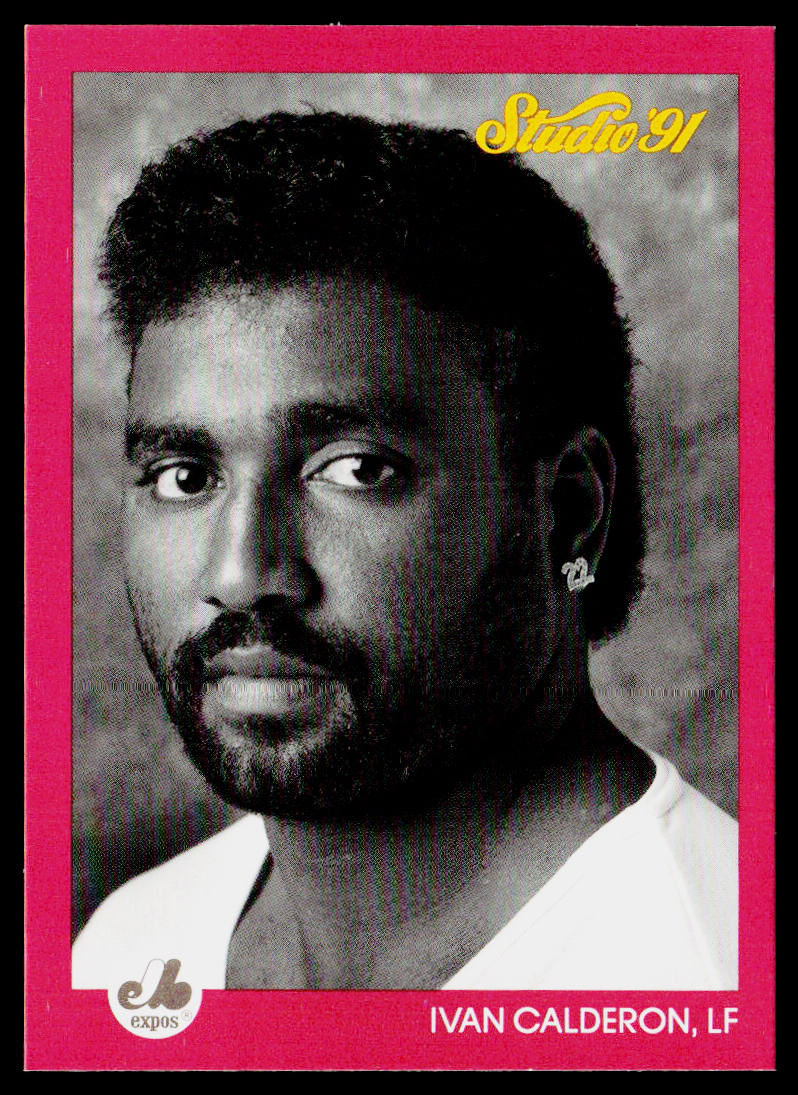 Ivan Calderon 1991 Studio #194 Montreal Expos