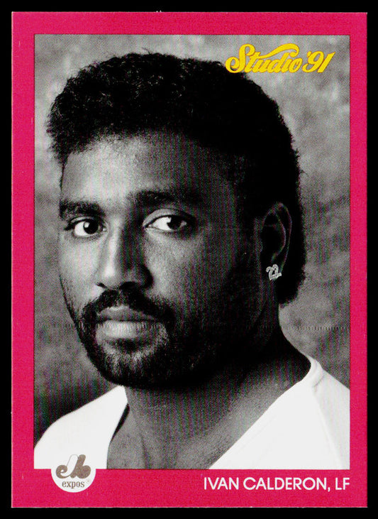 Ivan Calderon 1991 Studio #194 Montreal Expos