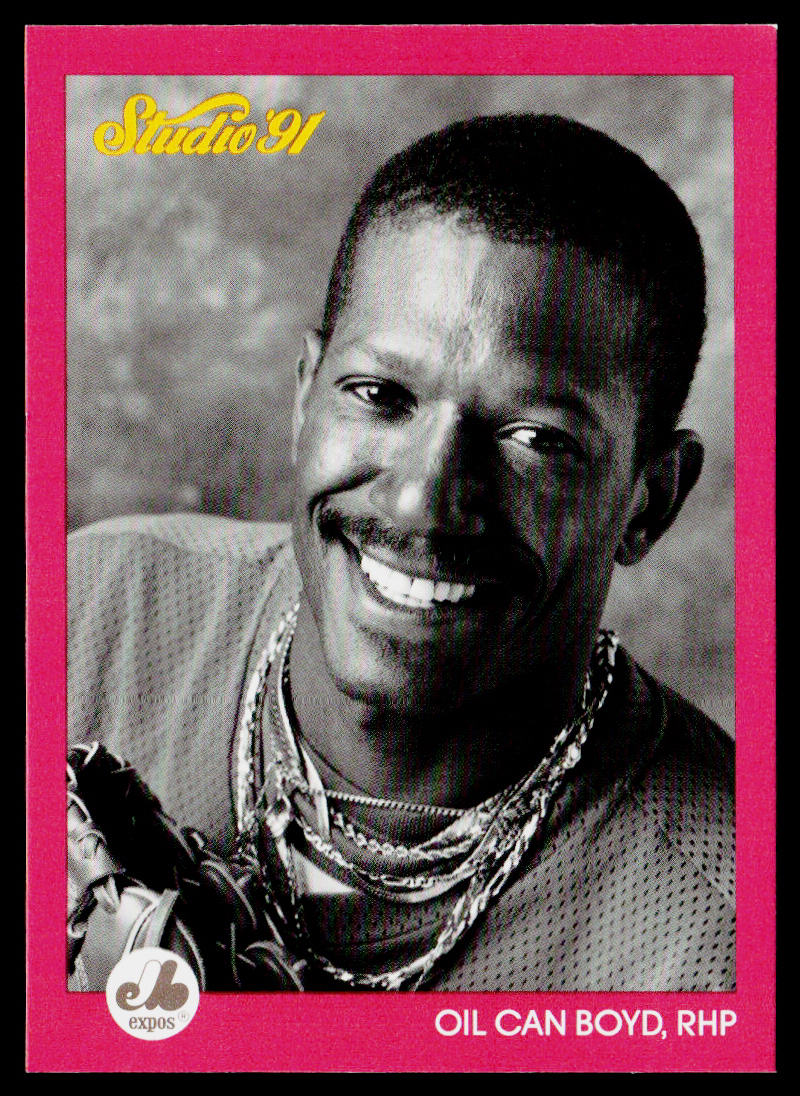 Oil Can Boyd 1991 Studio #193 Montreal Expos