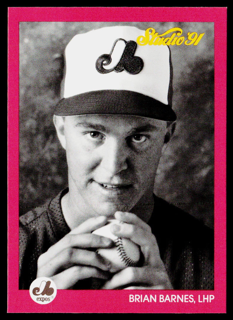 Brian Barnes 1991 Studio #192 RC Montreal Expos
