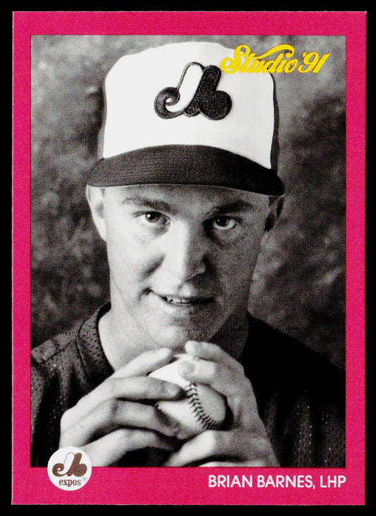 Brian Barnes 1991 Studio #192 RC Montreal Expos