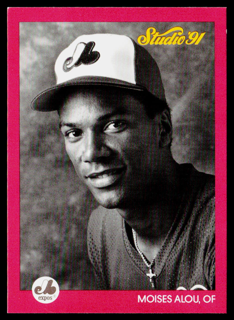 Moises Alou 1991 Studio #191 Montreal Expos