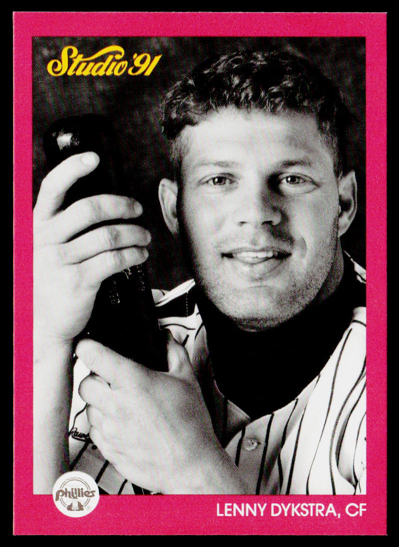 Lenny Dykstra 1991 Studio #213 Philadelphia Phillies