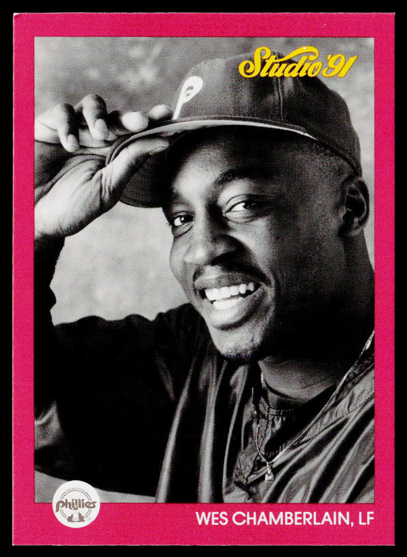 Wes Chamberlain 1991 Studio #211 RC Philadelphia Phillies