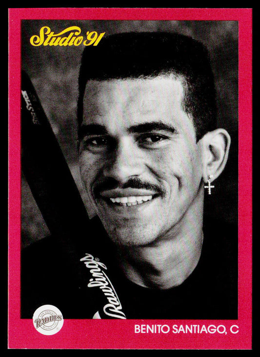 Benito Santiago 1991 Studio #249 San Diego Padres