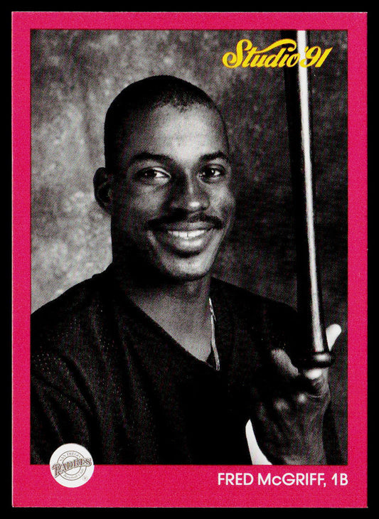 Fred McGriff 1991 Studio #247 San Diego Padres