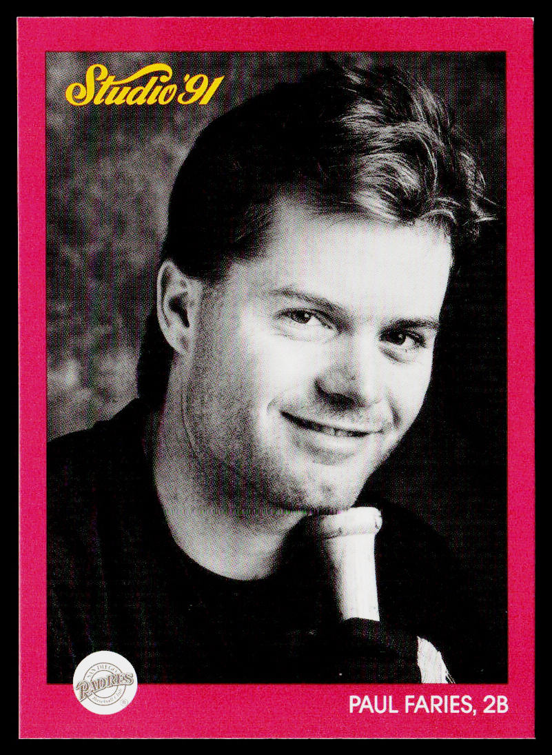 Paul Faries 1991 Studio #243 RC San Diego Padres