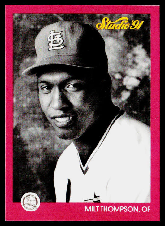 Milt Thompson 1991 Studio #239 St. Louis Cardinals