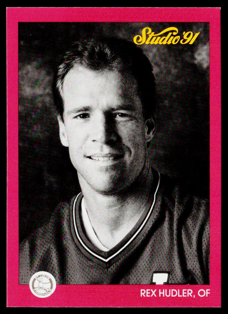 Rex Hudler 1991 Studio #233 St. Louis Cardinals