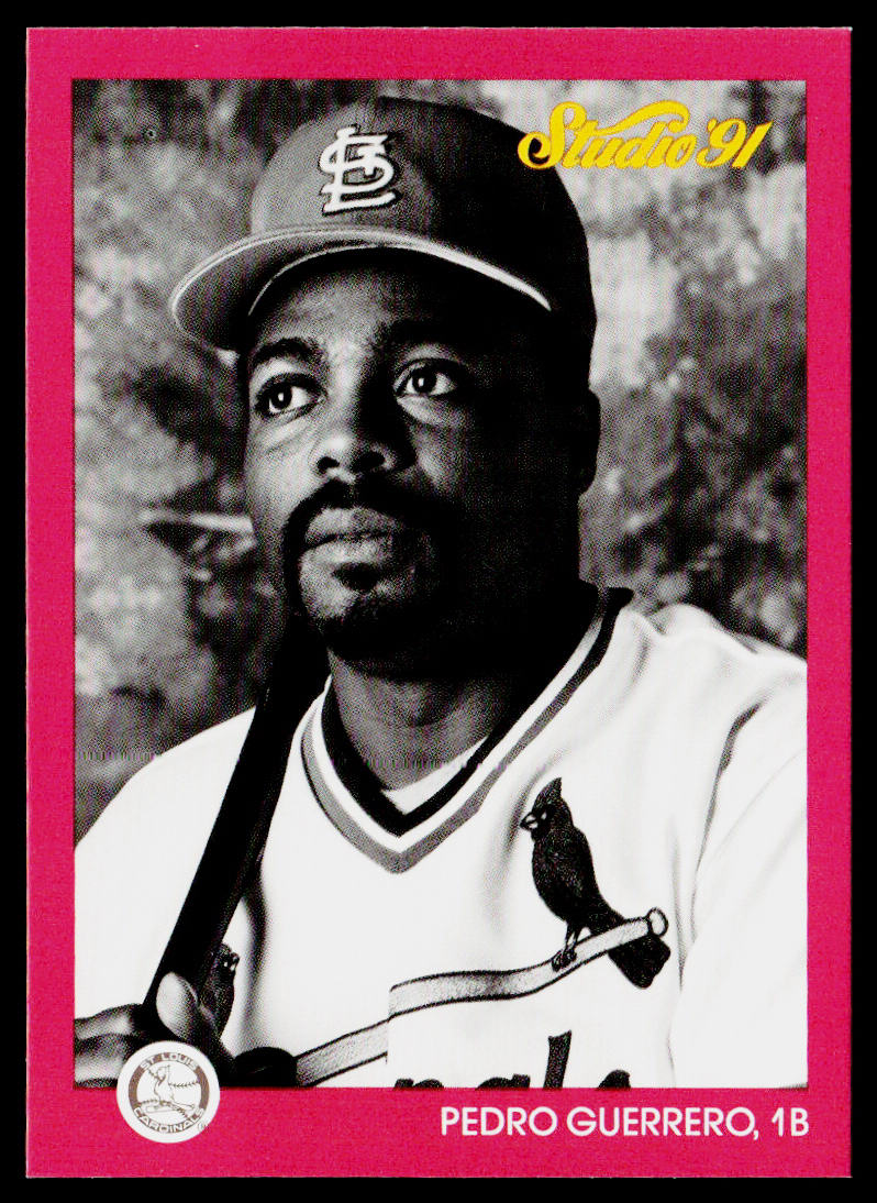 Pedro Guerrero 1991 Studio #232 St. Louis Cardinals