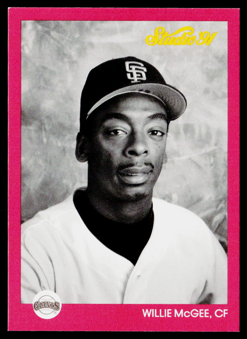 Willie McGee 1991 Studio #256 San Francisco Giants