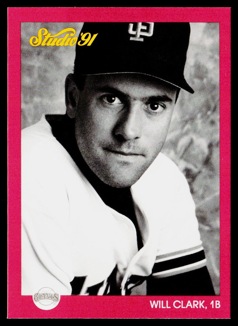 Will Clark 1991 Studio #254 San Francisco Giants