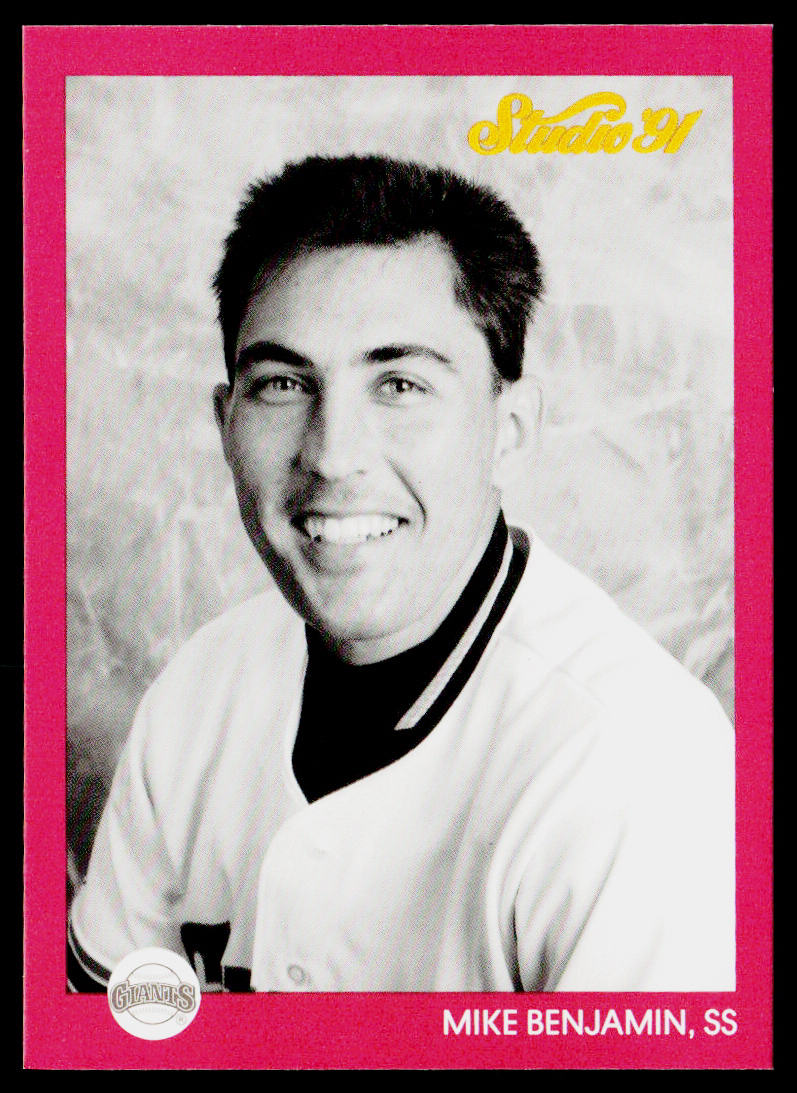 Mike Benjamin 1991 Studio #252 San Francisco Giants
