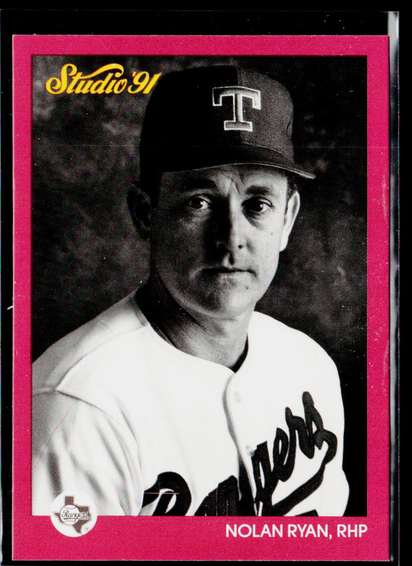Nolan Ryan 1991 Studio #128 Texas Rangers