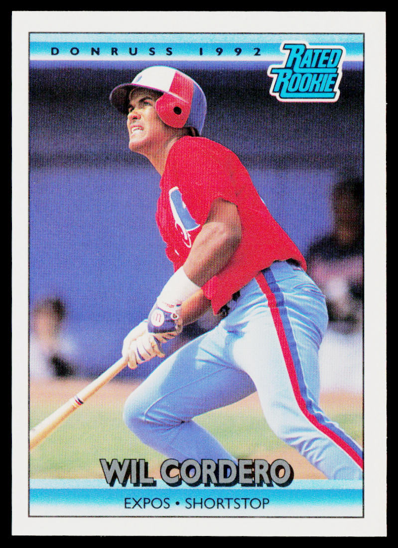 Wil Cordero 1992 Donruss #2 Montreal Expos