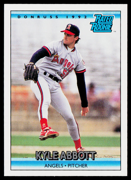 Kyle Abbott 1992 Donruss #3b California Angels