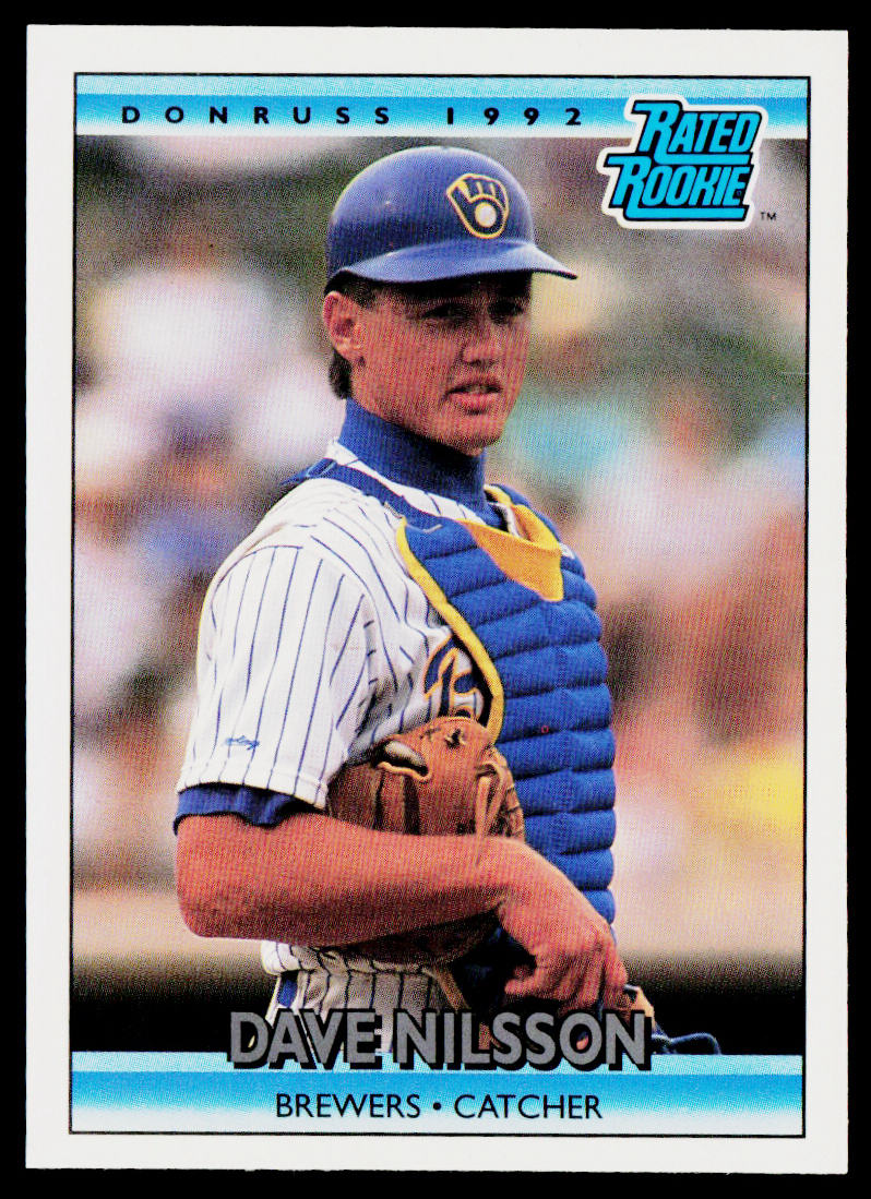 Dave Nilsson 1992 Donruss #4 RC Milwaukee Brewers