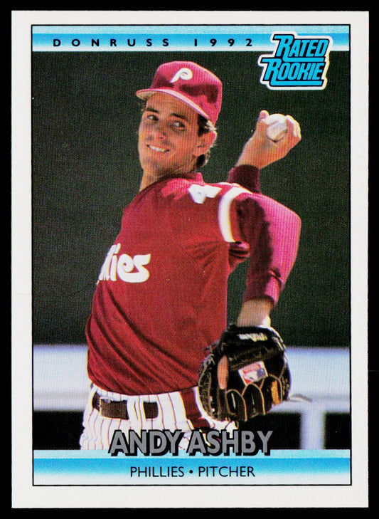 Andy Ashby 1992 Donruss #11b Philadelphia Phillies