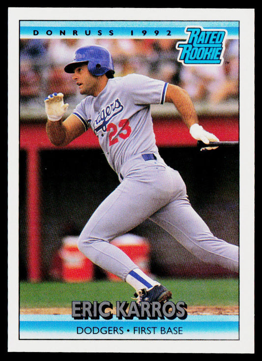 Eric Karros 1992 Donruss #16 Los Angeles Dodgers