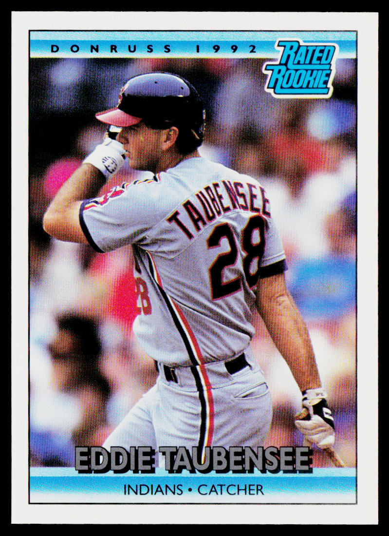 Eddie Taubensee 1992 Donruss #18b RC Cleveland Indians