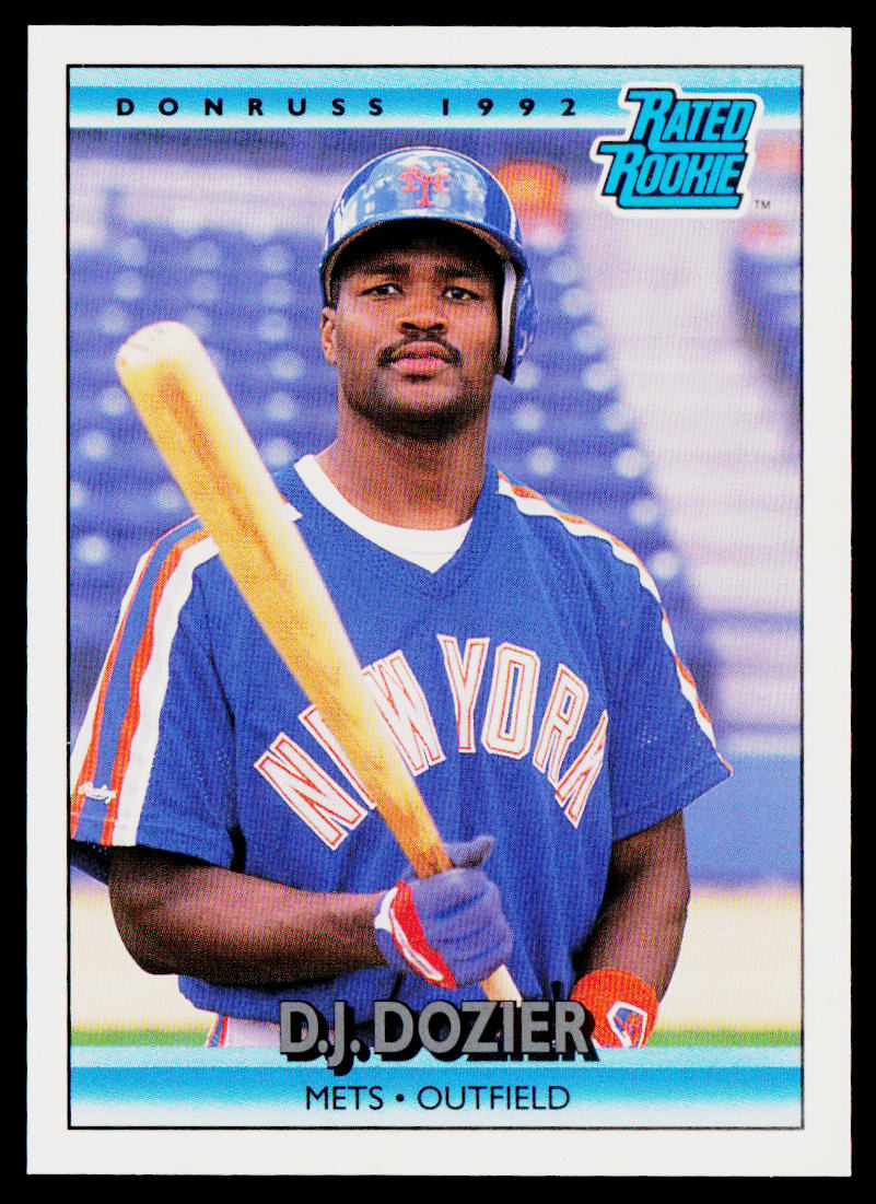 D.J. Dozier 1992 Donruss #20 New York Mets