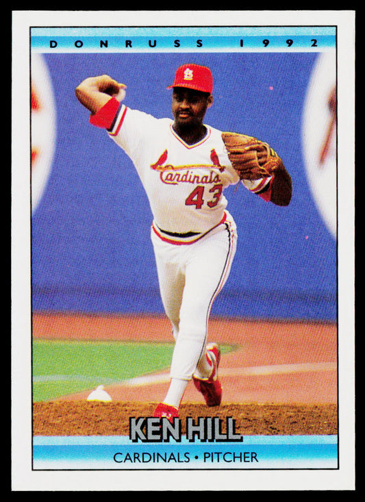 Ken Hill 1992 Donruss #31 St. Louis Cardinals
