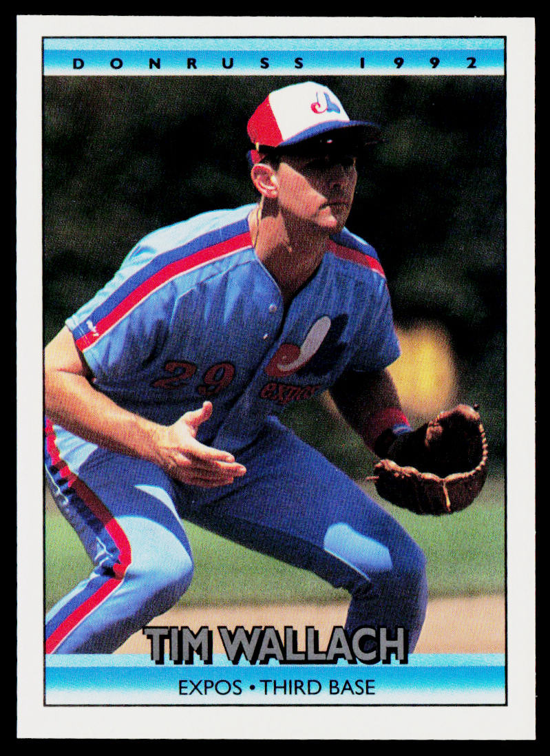 Tim Wallach 1992 Donruss #34b Montreal Expos