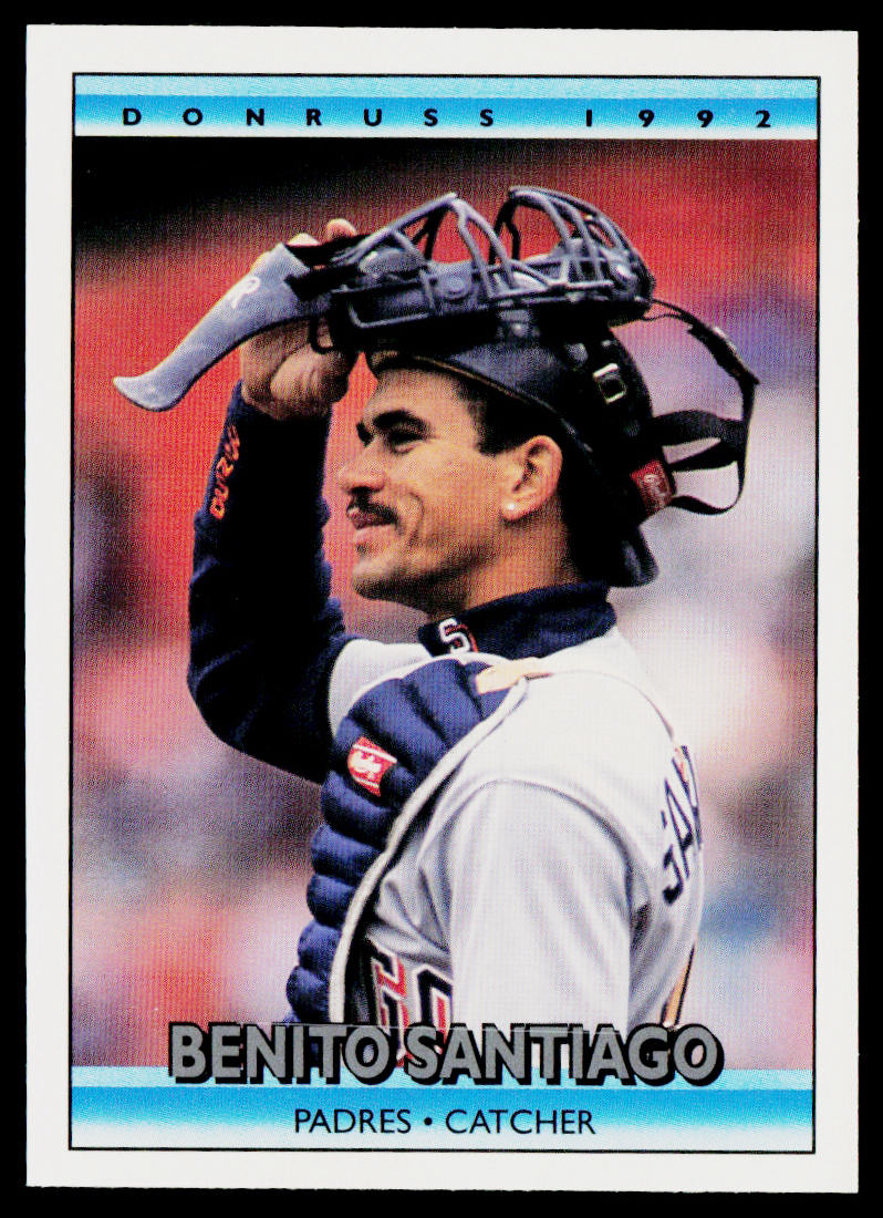 Benito Santiago 1992 Donruss #40 San Diego Padres