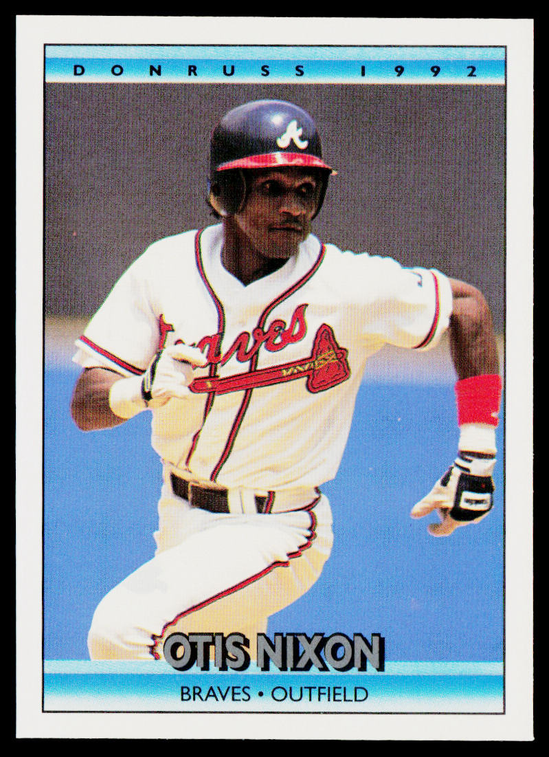 Otis Nixon 1992 Donruss #41 Atlanta Braves