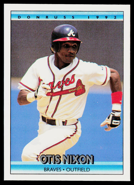 Otis Nixon 1992 Donruss #41 Atlanta Braves