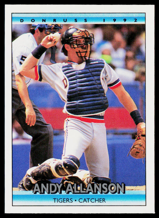Andy Allanson 1992 Donruss #42 Detroit Tigers