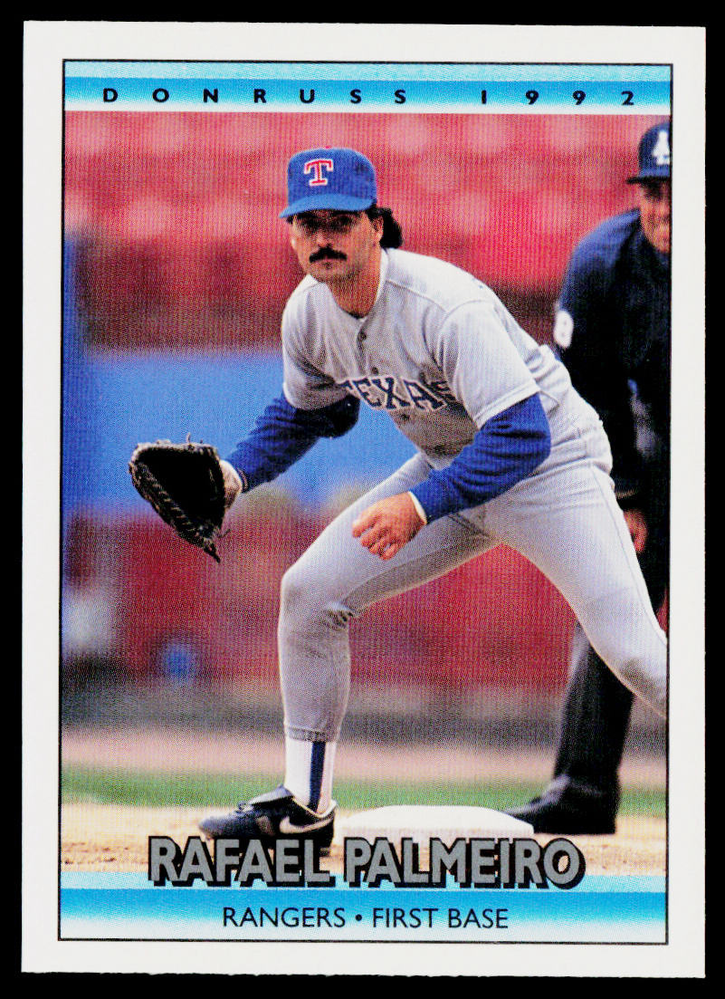 Rafael Palmeiro 1992 Donruss #46b Texas Rangers