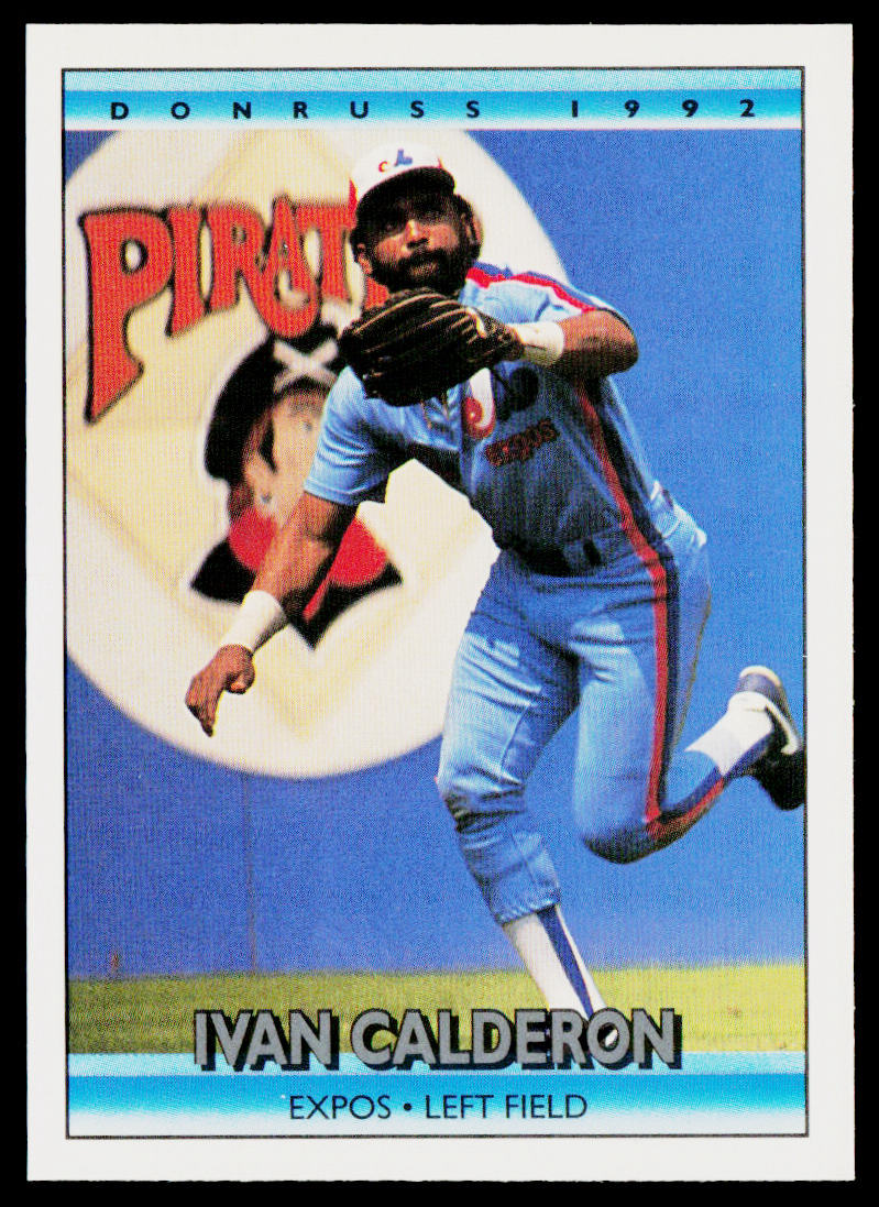 Ivan Calderon 1992 Donruss #48b Montreal Expos