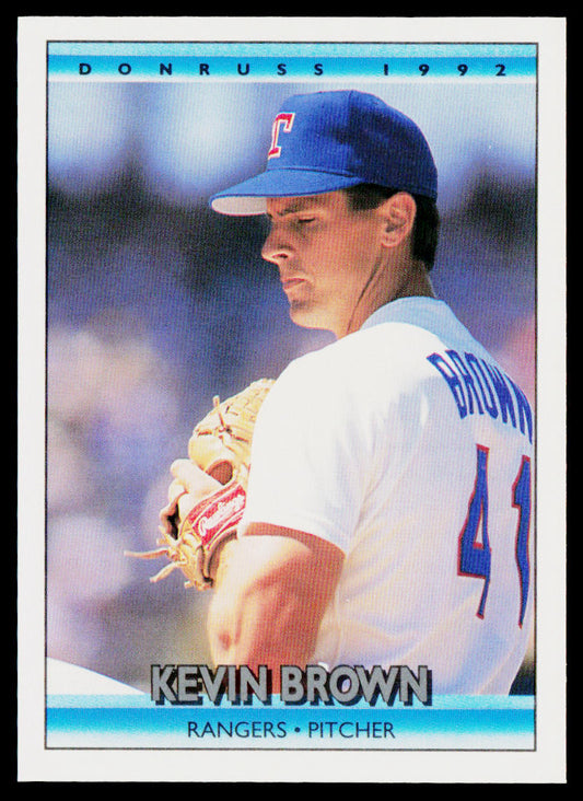 Kevin Brown 1992 Donruss #55b Texas Rangers