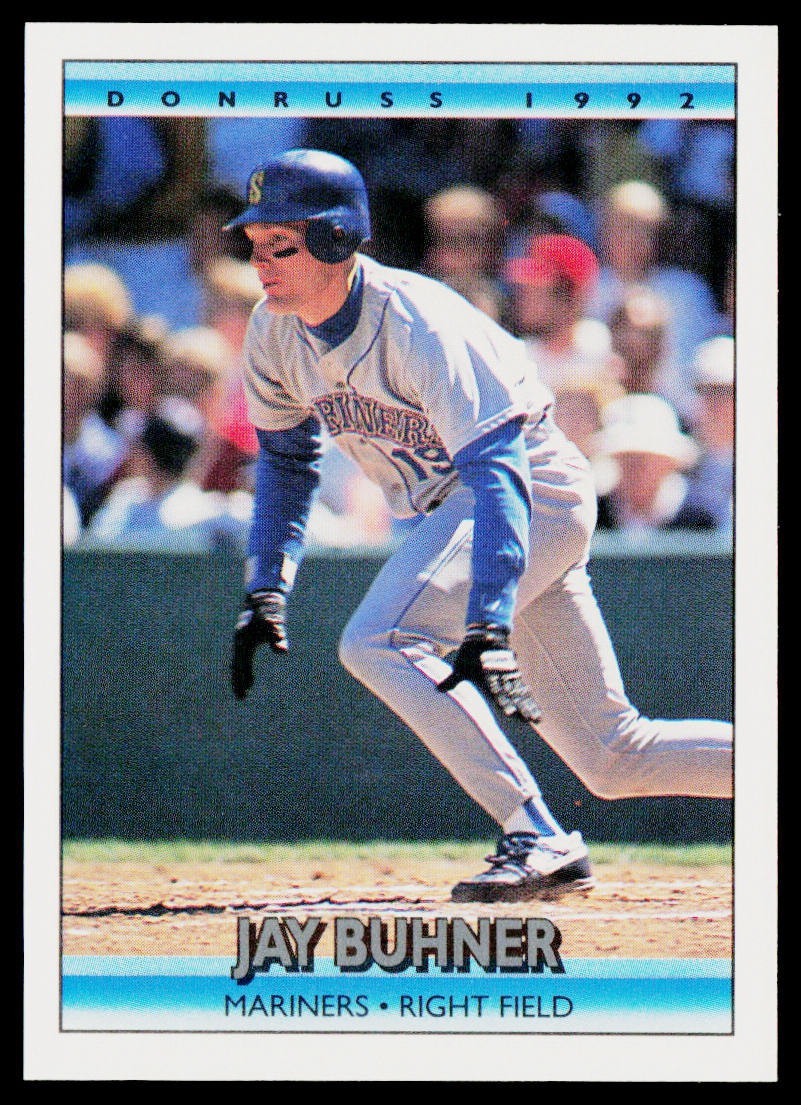 Jay Buhner 1992 Donruss #61b Seattle Mariners