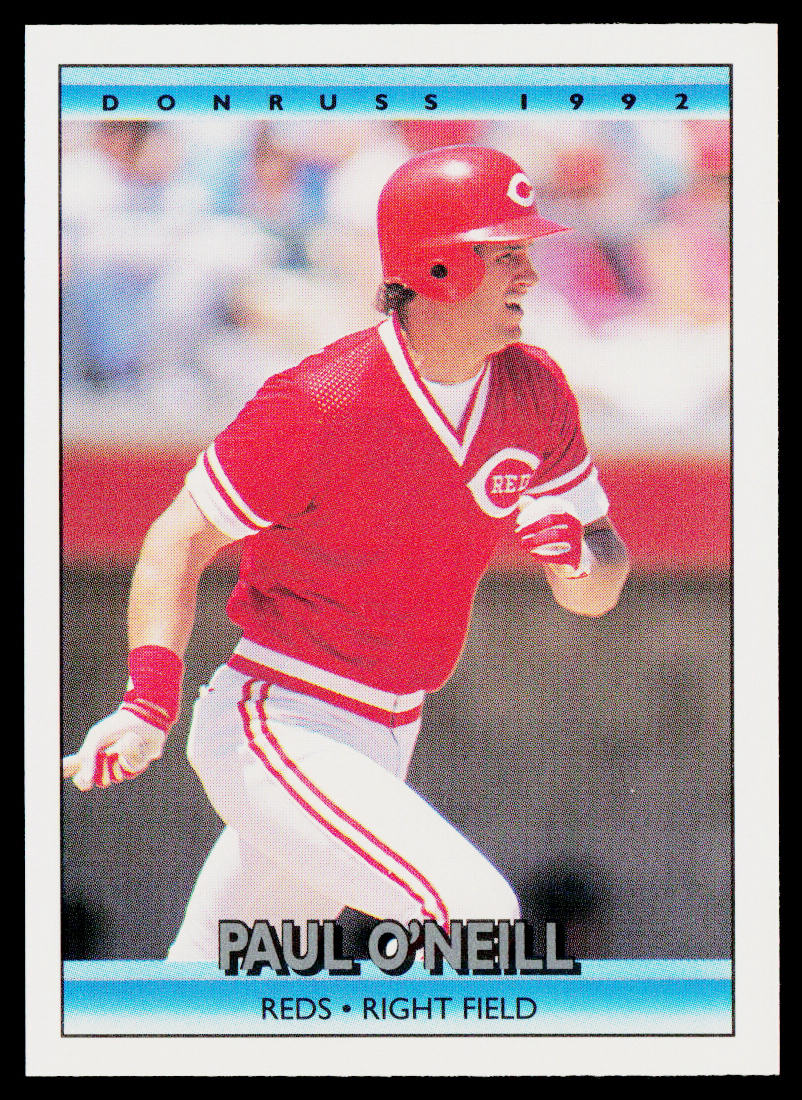 Paul O'Neill 1992 Donruss #63 Cincinnati Reds